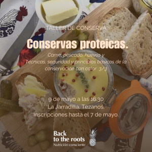 Taller Conservas proteicas: Carne, pescado, huevo y conservas con calor 3